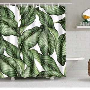 🌴sale‼️ palm leaf shower curtain